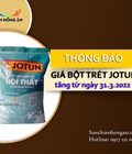 Hình ảnh: Nhanh tay mua bột trét Jotun trước ngày 31.3.2022