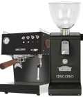Hình ảnh: Combo cho thuê máy pha cà phê Ascaso UNO 12 và máy xay cà phê Ascaso Steel i2 M505