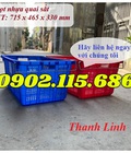 Hình ảnh: Sóng nhựa quai sắt HS011, sọt nhựa rỗng HS011, thùng nhựa rỗng quai sắt, sọt nhựa đựng nông sản, sọt nhựa quai sắt đựng