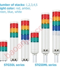Hình ảnh: Đèn tầng led sáng tĩnh/chớp nháy 50mm qlight Stg50L and Stg50ML series