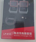 Hình ảnh: 1 Bộ Pin Sạc LP E12 Dùng Cho Máy Canon