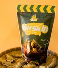Hình ảnh: Da cá Basa sấy giòn lắc tẩm vị Wasabi đặc sản Quê Ơi QO007