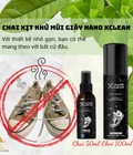 Hình ảnh: Chai xịt khuẩn khử mùi giày Nano xclean for shoes