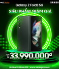 Hình ảnh: Siêu phẩm Galaxy Z FOLD 3 giá ưu đãi cực hấp dẫn