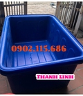 Hình ảnh: Thùng nhựa dung tích lớn, thùng hình chữ nhật lớn, thùng nhựa tròn, thùng nuôi hải sản, thùng nhựa trồng rau aquaponics,