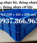 Hình ảnh: Hộp nhựa đặc có nắp dùng trong công nghiệp, thùng nhựa bít B8, thùng nhựa