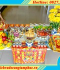 Hình ảnh: Mâm cúng khai trương cửa hàng, công ty. Dịch vụ đồ cúng trọn gói Tâm Phúc.