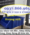 Hình ảnh: Khay nhựa dùng trong cửa hàng gara o tô, khay nhựa A9, kệ dụng cụ đại