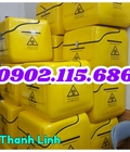 Hình ảnh: Thùng chở hàng nhựa composite, thùng chở hàng y tế, thùng chở chất thải y tế, thùng đựng chất thải y tế sau xe máy, thùn