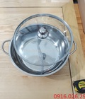 Hình ảnh: Cung cấp nồi lẩu inox hai ngăn tròn cho nhà hàng quán ăn 