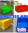 Hình ảnh: Thùng nhựa đặc HS017, thùng nhựa công nghiệp, sóng nhựa bít 2T5, sóng nhựa 2T5, sóng bít 2T5, thùng nhựa đựng đồ nông sả