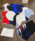 Hình ảnh: Bộ thể thao nam cổ tròn cá sấu : lacoste men s crew neck colourblock thermoregulating piqué set 