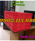 Hình ảnh: Sọt nhựa rỗng HS004, sọt nhựa công nghiệp, thùng nhựa rỗng 3T1, sọt đựng hàng may mặc, sọt nhựa đựng rau củ, thùng nhựa