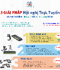 Hình ảnh: 3 giải pháp hội nghị trực tuyến