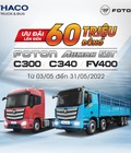 Hình ảnh: Ưu đãi lên đến 60 triệu đồng khi mua dòng xe tải nặng foton auman trong tháng 5