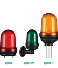 Hình ảnh: Đèn tín hiệu sáng tĩnh/chớp nháy bóng led 80mm Qlight Q80L series