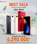Hình ảnh: Iphone 8plus like new giá siêu rẻ