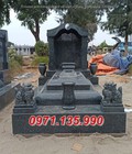 Hình ảnh: Mẫu mộ đá đẹp hà nôi mộ ông bà bố mẹ có 1mái che bằng đá vàng