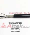 Hình ảnh: Cáp tín hiệu truyền thông RS485 awg18 1pair Altek