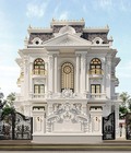 Hình ảnh: Mẫu thiết kế biệt thự phố 3 tầng phong cách tân cổ điển kiểu Pháp