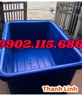 Hình ảnh: Thùng nhựa lớn, thùng dung tích hình chữ nhật, thùng nhựa nuôi cá, thùng dung tích lớn hình chữ nhật, thùng nuôi hải sản