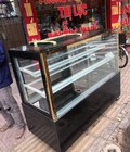 Hình ảnh: Tủ bánh kem kính vuông 3 tầng nhập khẩu đài loan mới 93%