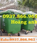 Hình ảnh: Thùng đựng rác có nắp đậy, thùng rác ngoài trời, thùng rác nhựa 660l, thùng rác