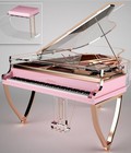 Hình ảnh: Đàn Upright piano màu trắng độc đáo của Yamaha