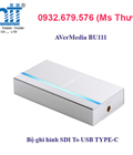 Hình ảnh: Thiết bị ghi hình SDI to USB Type C AverMedia BU111 chính hãng