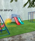 Hình ảnh: Cầu trượt 2 máng song song dành cho bé