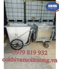 Hình ảnh: Xe thu gom rác bằng tôn 400L