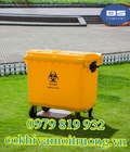 Hình ảnh: Xe rác đẩy tay HDPE 1000L