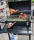 Hình ảnh: Bếp nướng than hoa dùng cho resort, nhà hàng, có motor xoay BBQ050