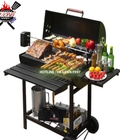 Hình ảnh: Lò nướng than hoa resort, sân vườn có motor xoay BBQ05