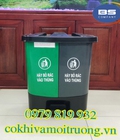 Hình ảnh: Thùng Rác 2 Ngăn Đạp Chân