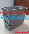 Hình ảnh: Khay nhựa công nghiệp, giá thùng nhựa có quai xách, mua thùng nhựa quai sắt ở đâu, thùng nhựa A2