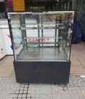 Hình ảnh: Tủ bánh kem kính vuông 3 tầng nhập khẩu đài loan mới 95%
