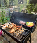Hình ảnh: Bếp nướng than tiệc ngoài trời dùng du lịch, camping, kinh doanh nướng Barrell Charcoal