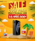 Hình ảnh: Sale thả ga cuối tuần Ip11 pro likenew chỉ 10.990k