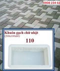 Hình ảnh: Khuôn gạch vỉa hè khuôn gạch chữ nhật