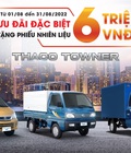 Hình ảnh: Tặng phiếu nhiên liệu 6trd khi mua xe tải Thaco Towner