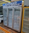 Hình ảnh: thanh lý tủ mát 3 cửa dung tích 1500L mới 95%