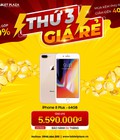 Hình ảnh: Thứ 3 giá rẻ săn sale iPhone 8 cũ chỉ từ 5.590k có tại TabletPlaza