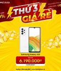 Hình ảnh: Thứ 3 giá rẻ bất ngờ Galaxy A33 chỉ 6.190k có tại TabletPlaza