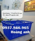 Hình ảnh: Sọt nhựa đựng hàng có quai sắt, sọt nhựa, sóng nhựa hở, sóng nhựa rỗng đựng hoa quả