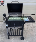 Hình ảnh: Bếp nướng bbq có nắp đậy, motor xoay TopGrill Wagon