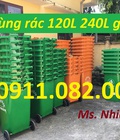 Hình ảnh: Giá sỉ thùng rác 120 lít 240 lít tại vĩnh long thùng rác y tế, thùng rác môi trường giá rẻ lh 0911082000