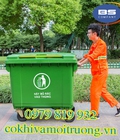 Hình ảnh: Xe Thu Gom Rác 660 Lít