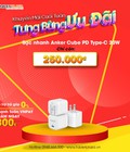 Hình ảnh: Săn sale phụ kiện xịn Sạc nhanh Anker Cube 20w tại tabletPlaza