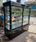 Hình ảnh: tủ bánh kem kính vuông 5 tầng hiệu ruyeshing nhập khẩu đài loan mới 98%